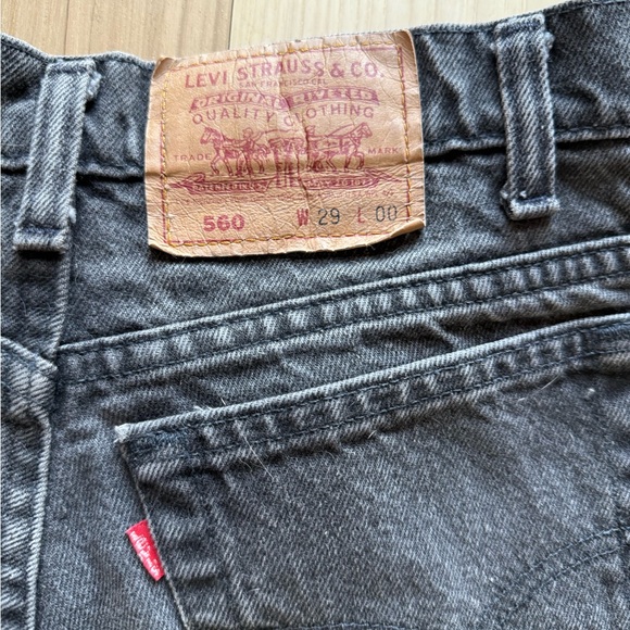 Levi's Pants - Levi's black Denim Jean shorts vintage USA